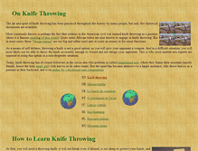 Tablet Screenshot of knife-throwing.info